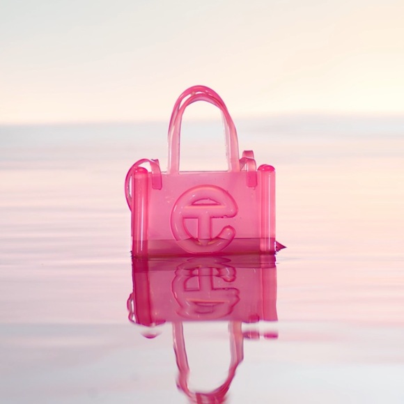 Melissa x Telfar Small Jelly Shopper - Clear Pink - Picture 1 of 6